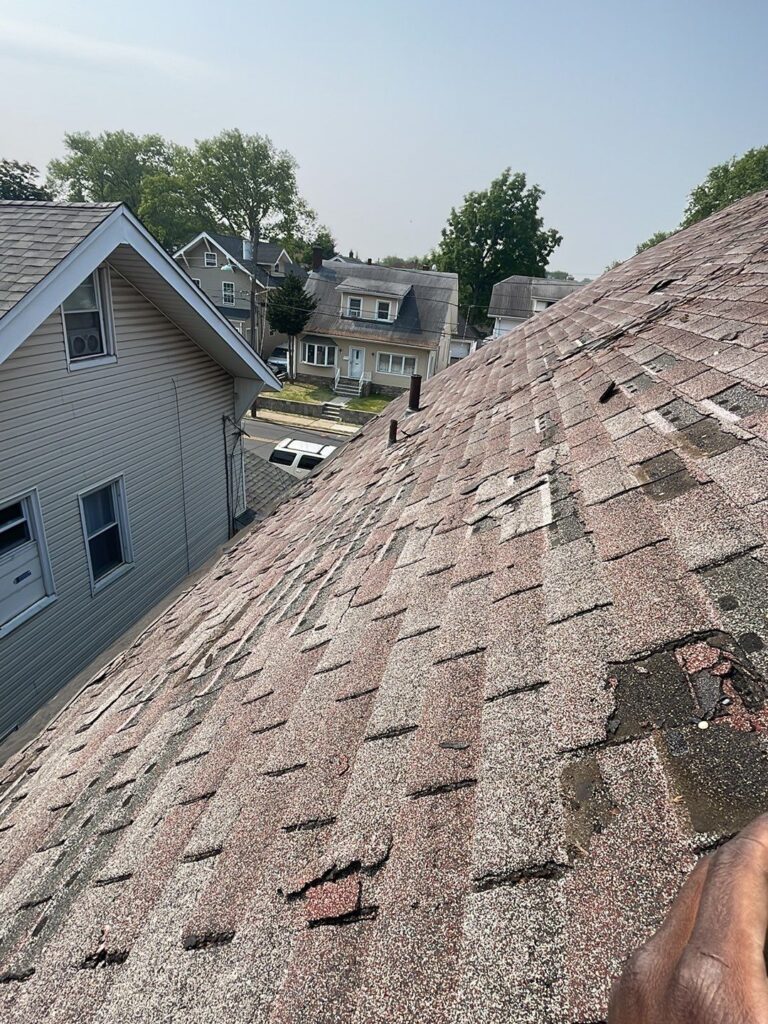 roof damage